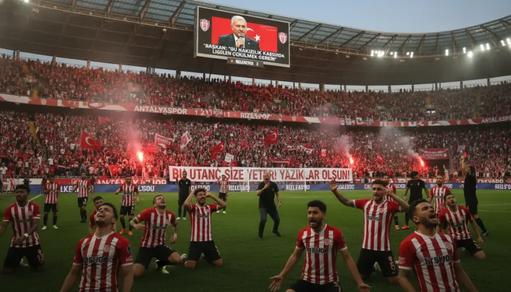 Antalyaspor’un Dramatik Vedası ve Rıza Perçin’in Sert Çıkışı