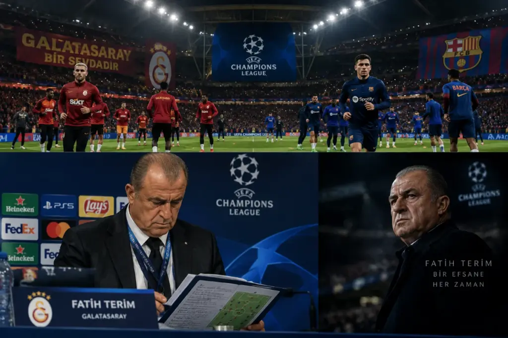 Şampiyonlar Ligi’nde Fatih Terim İmzası: Barcelona Maçında Özel Görev