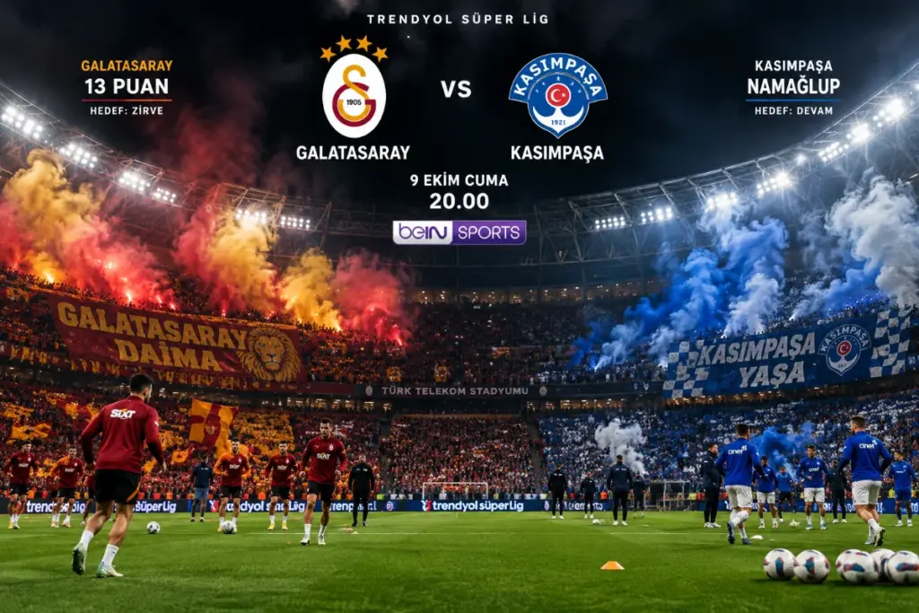 Süper Lig’de Dev Buluşma: Galatasaray Kasımpaşa Maçı Hakkında Tüm Detaylar